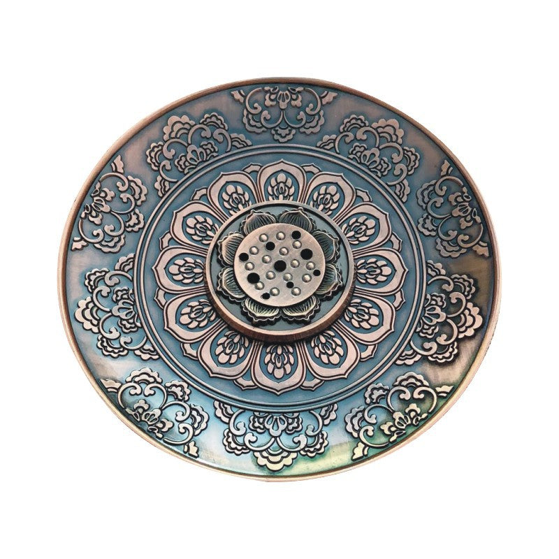 Bronze Incense Burner with Intricate Design
