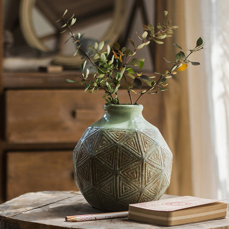 Multi-Grain Porcelain Vase