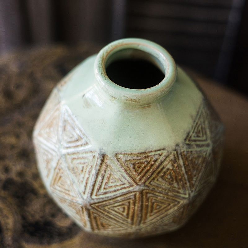 Multi-Grain Porcelain Vase