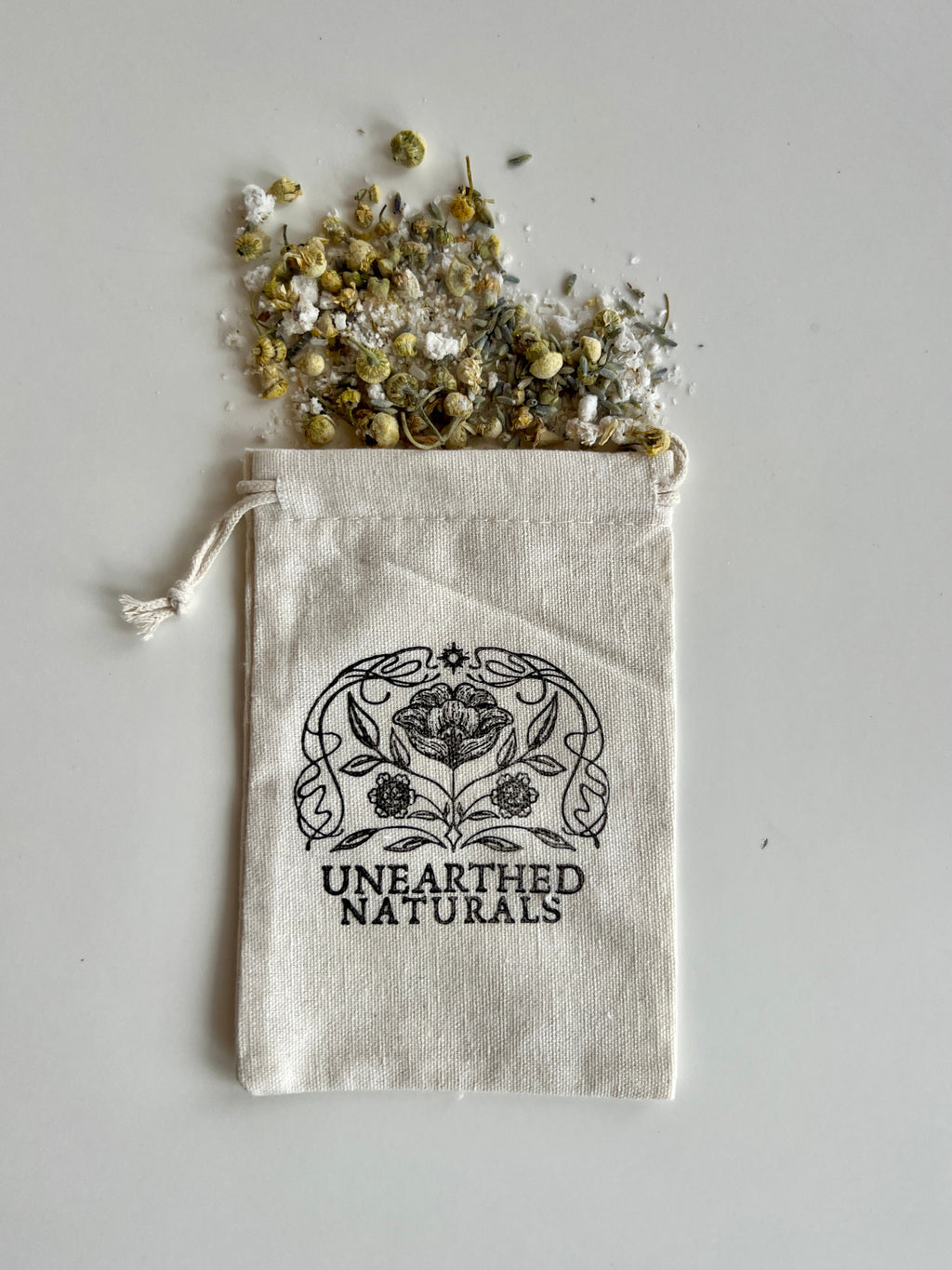 Reusable Cotton Muslin Bath Soak Bag - 4x6