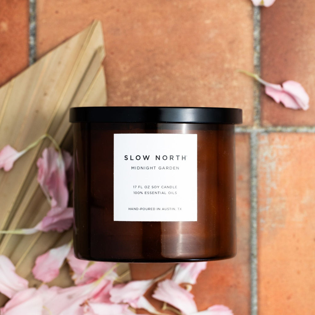 Midnight Garden (Lavender + Rosemary + Geranium) - Signature 3-Wick Candle